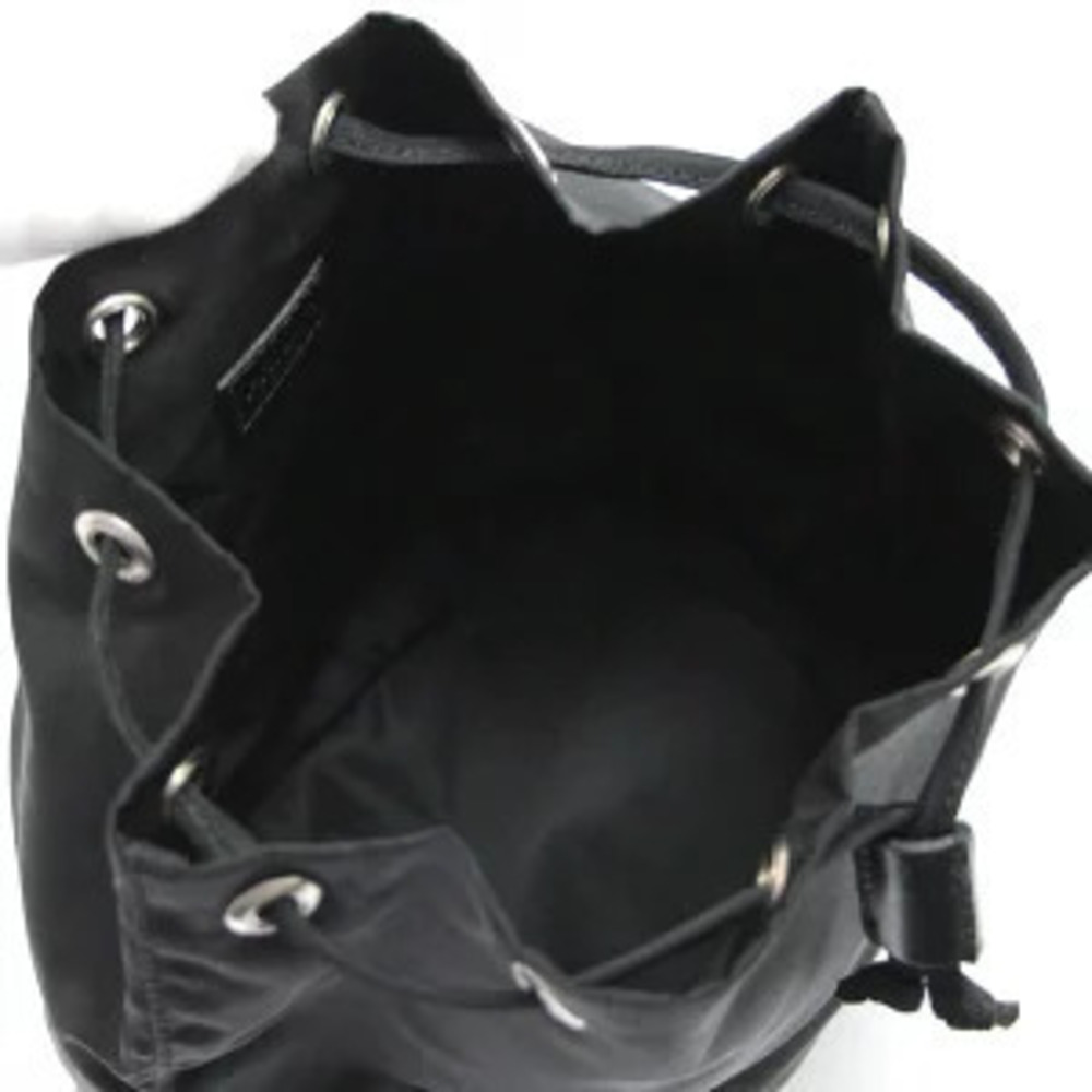 Prada Triangle Drawstring Handbag Black - Picture 4 of 5